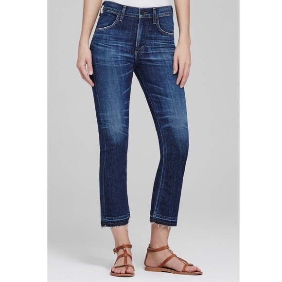 Citizens Of Humanity Denim - Citizens of Humanity drew crop flare in waterfront